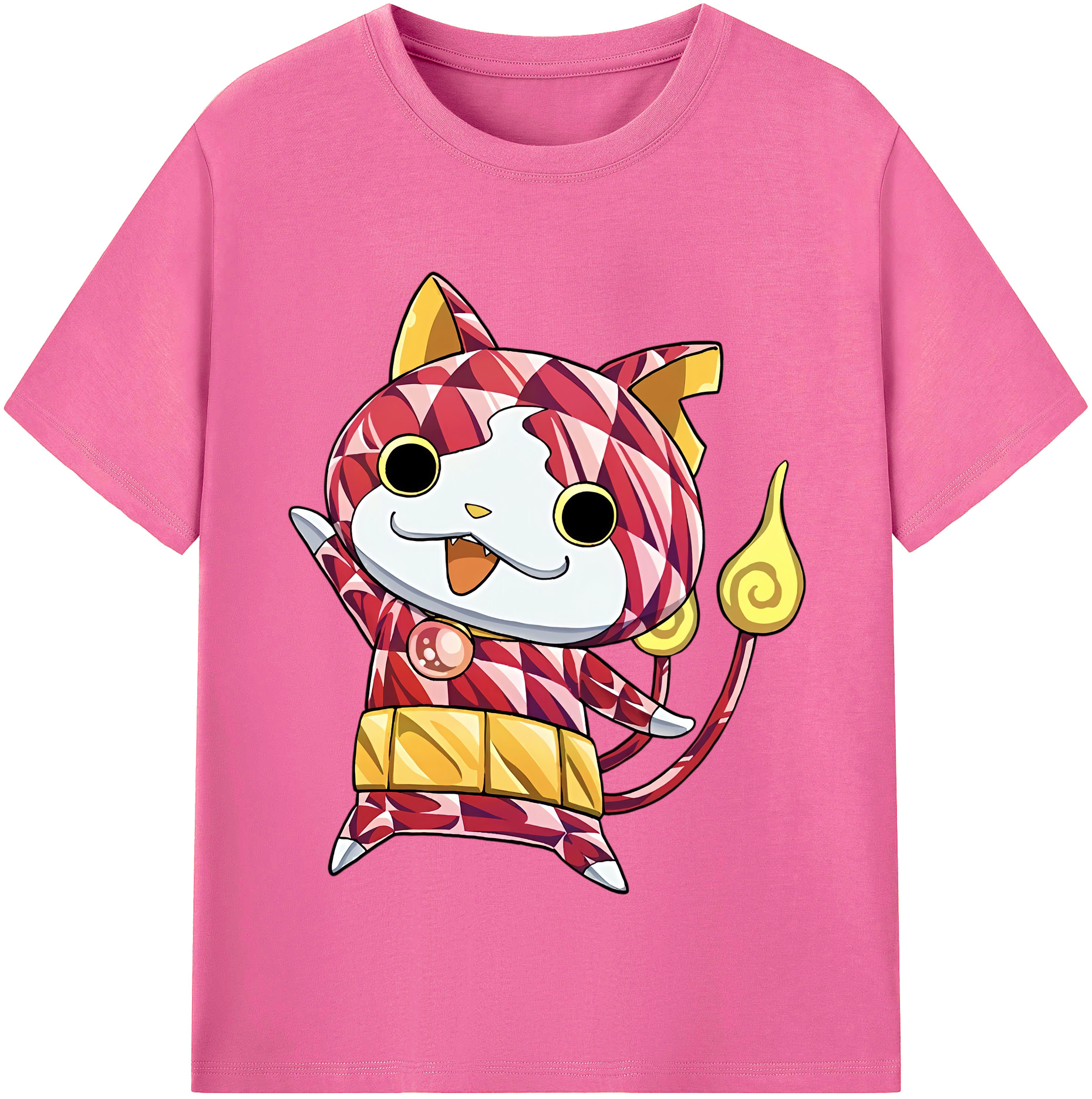 （画像用） 妖怪ウォッチ Yo-kai Watch レディースカジュアルプリントTシャツ（綿100％）